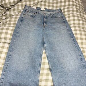 AGOLDE LOW CURVE JEANS IN FORCE